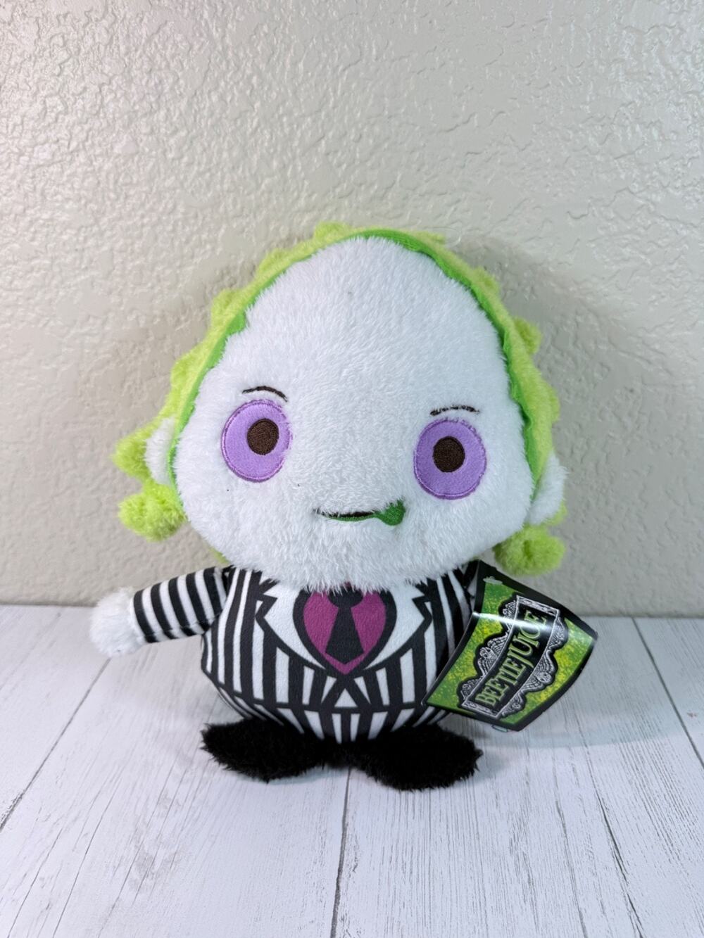 Beetlejuice Cuteeze Standing Plush Stuffed Toy 11" Tall Halloween Sherpa Crinkle